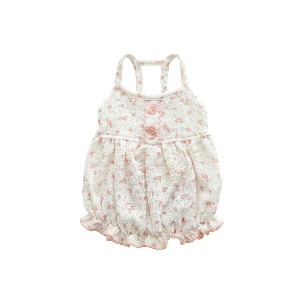 Korean Bubble Crepe Pumpkin Dress