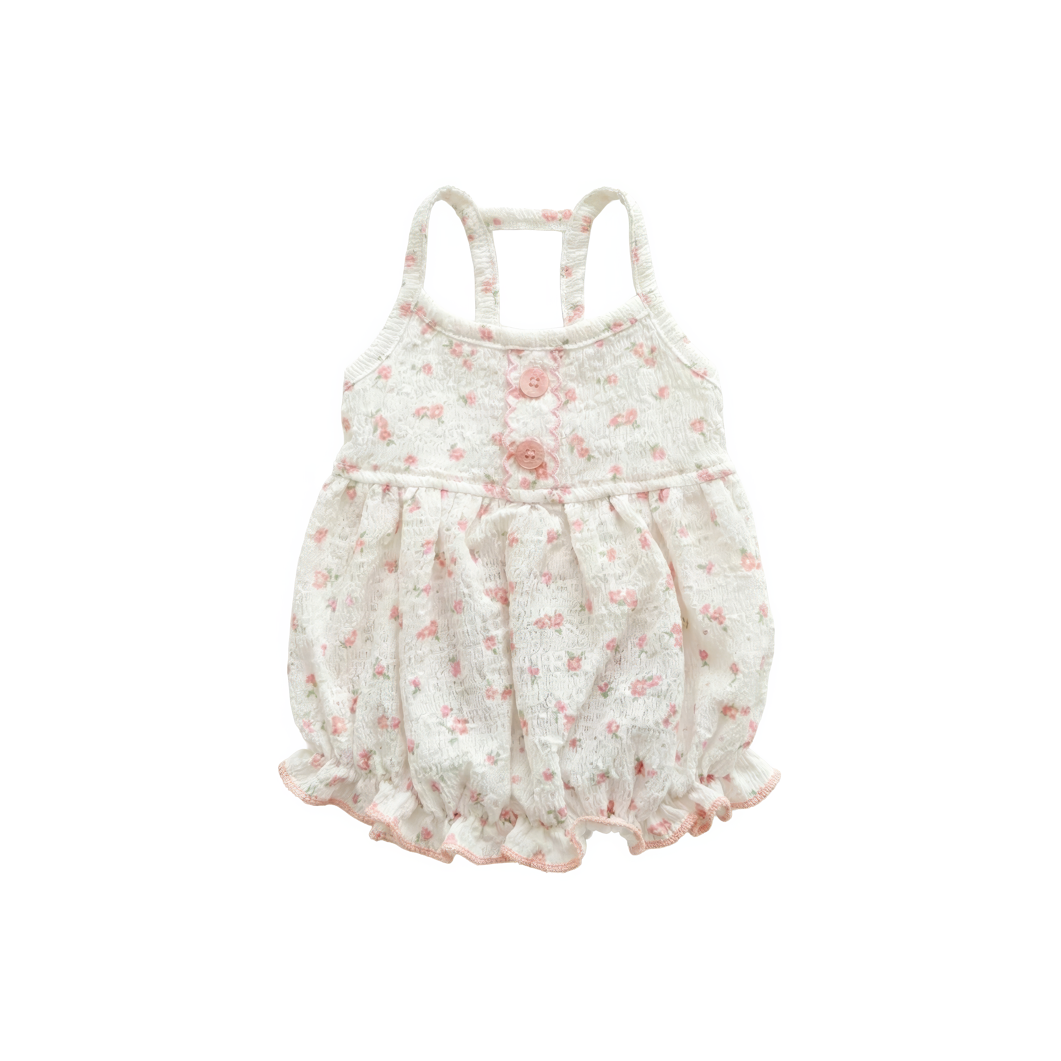 Korean Bubble Crepe Pumpkin Dress