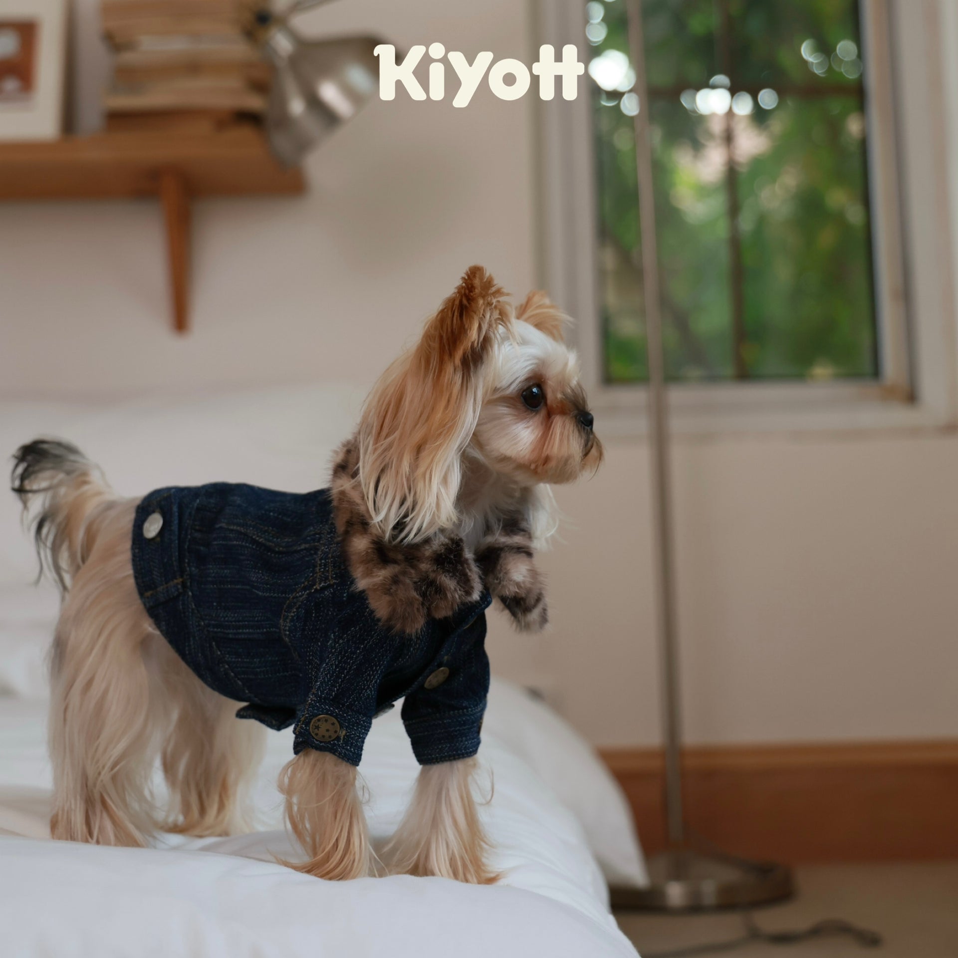 Leopard Print Denim Jacket