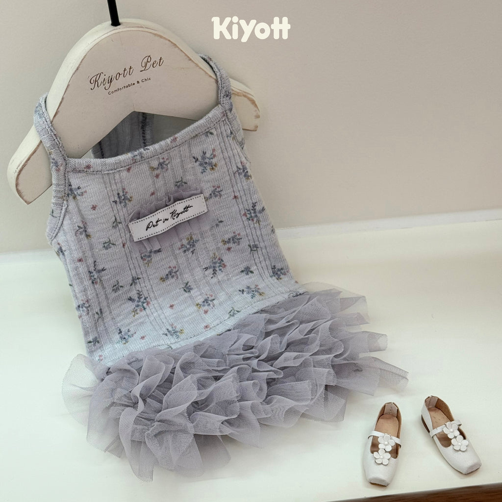 Gray Tulle Cake Skirt