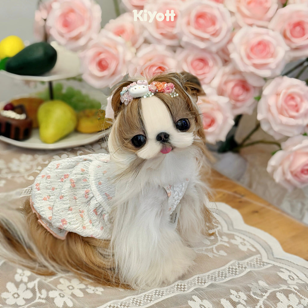 Korean Bubble Crepe Pumpkin Dress