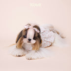 Korean Bubble Crepe Pumpkin Dress