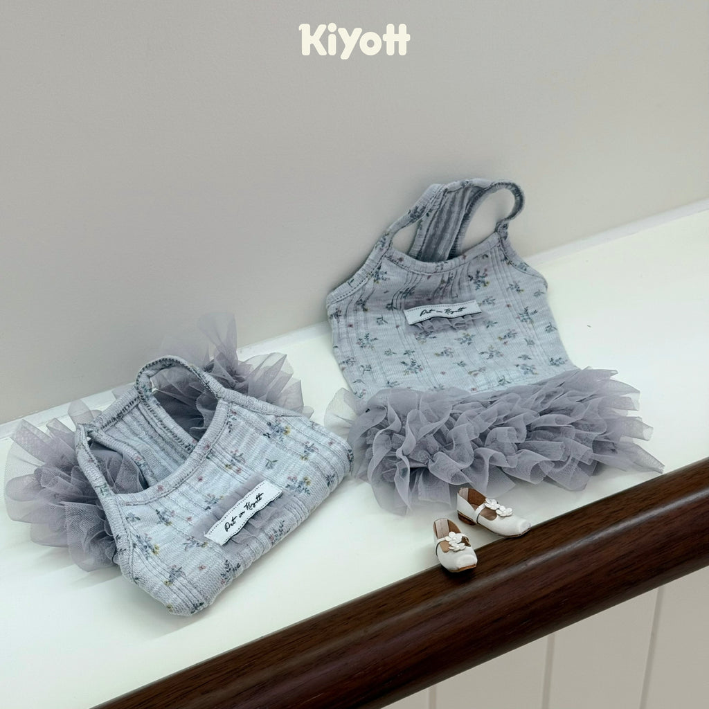 Gray Tulle Cake Skirt