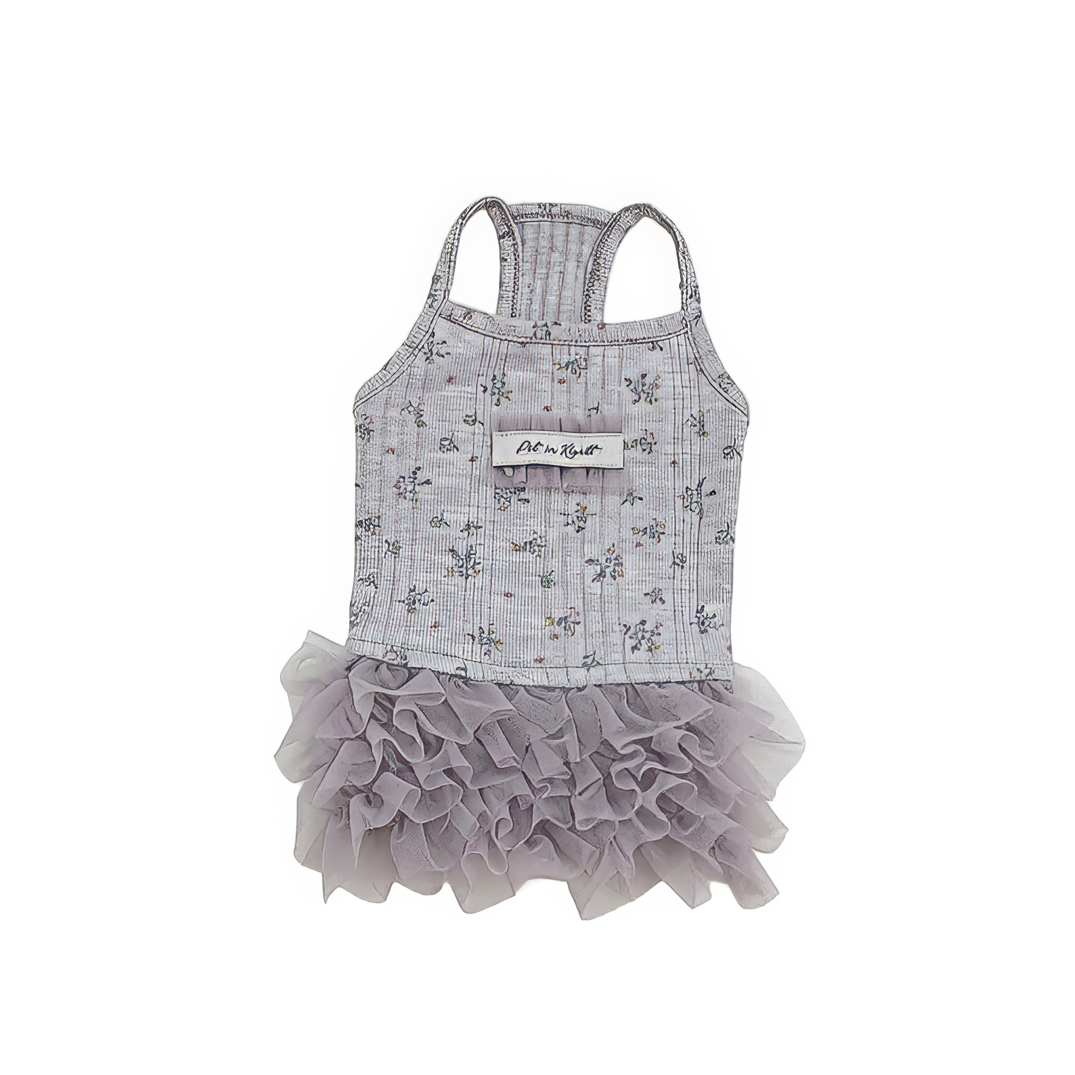 Gray Tulle Cake Skirt