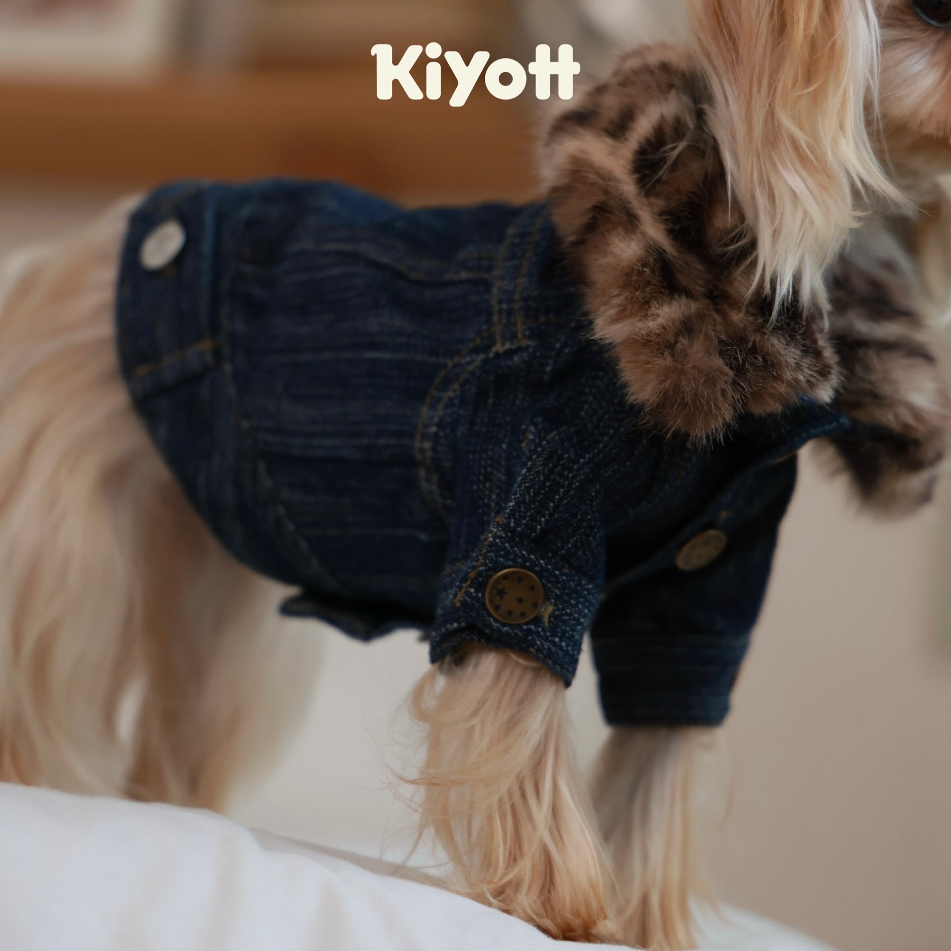 Leopard Print Denim Jacket