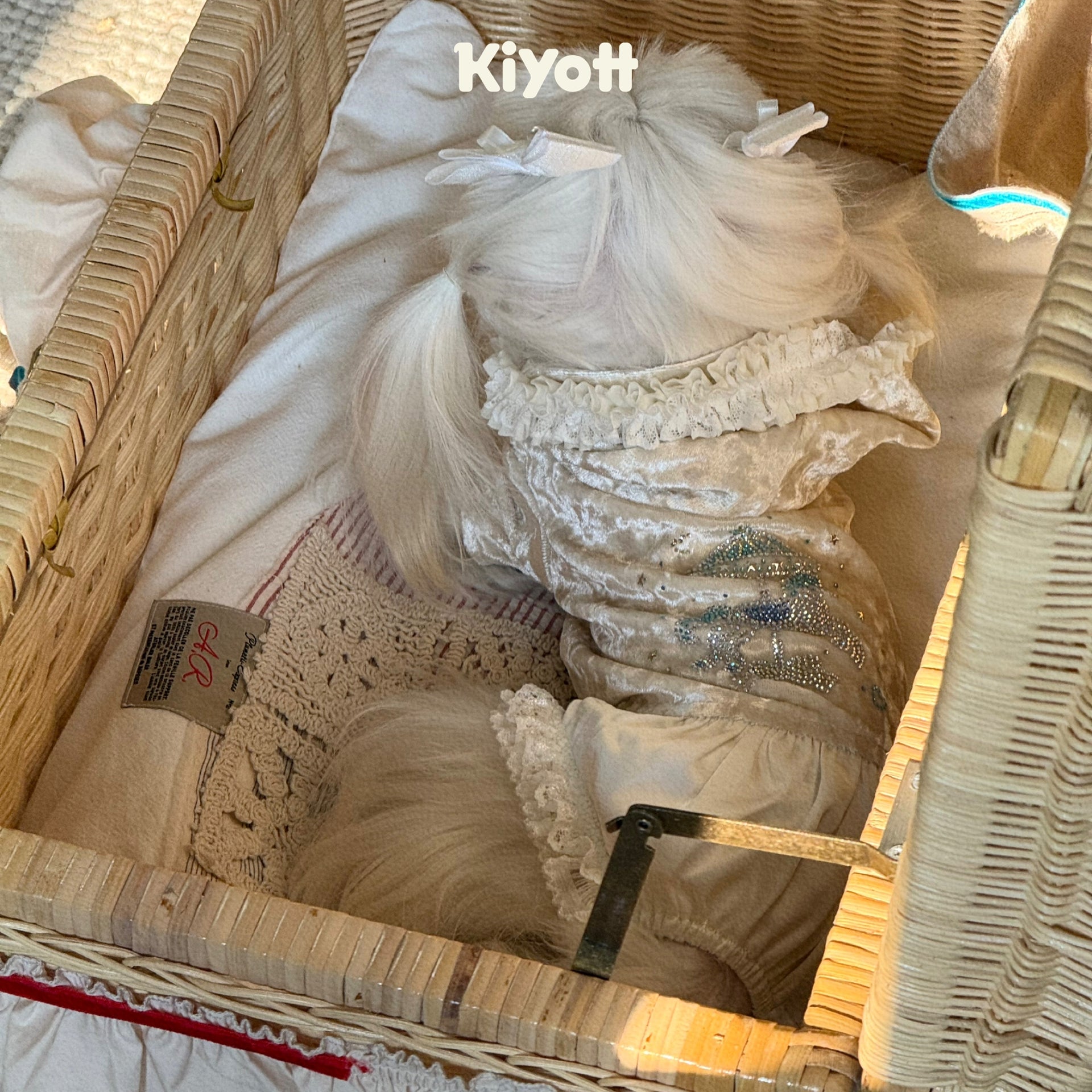 Velvet Carousel Pet Romper