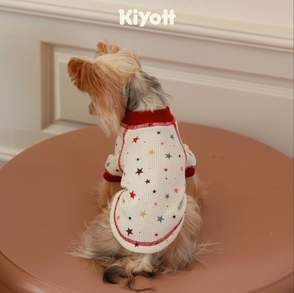 Starry Sky Waffle Knit Pet Shirt