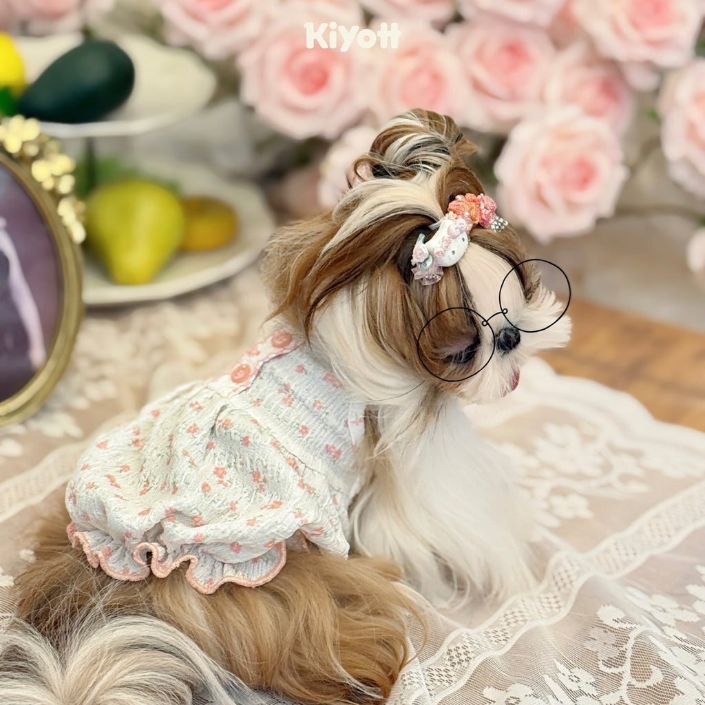 Korean Bubble Crepe Pumpkin Dress