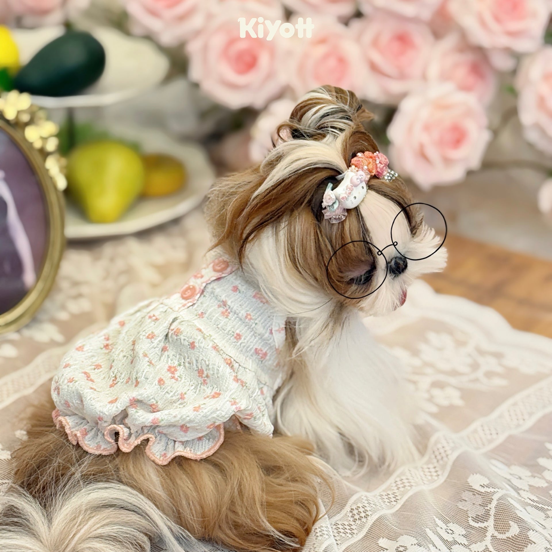 Korean Bubble Crepe Pumpkin Dress