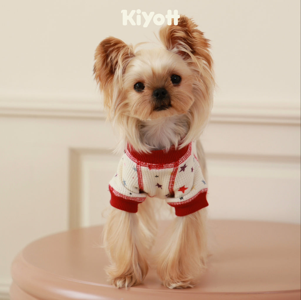 Starry Sky Waffle Knit Pet Shirt