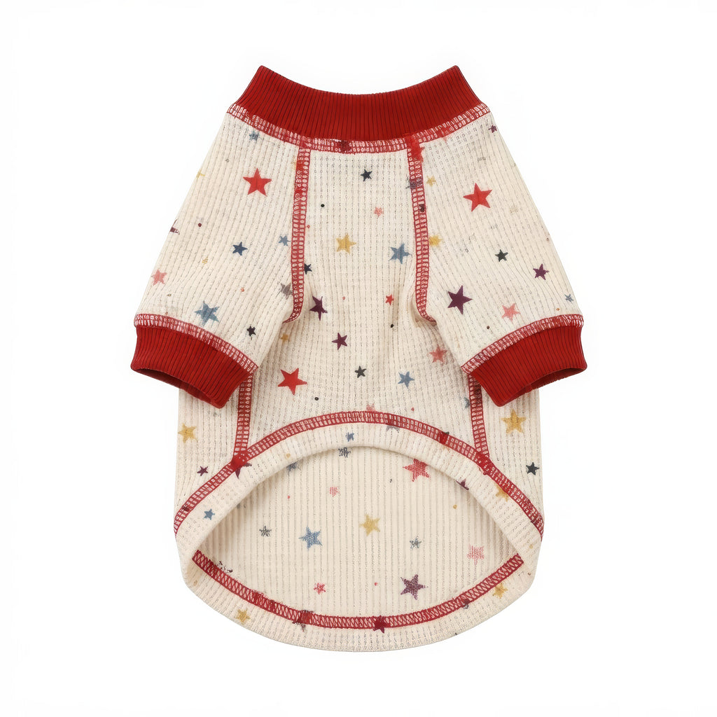 Starry Sky Waffle Knit Pet Shirt