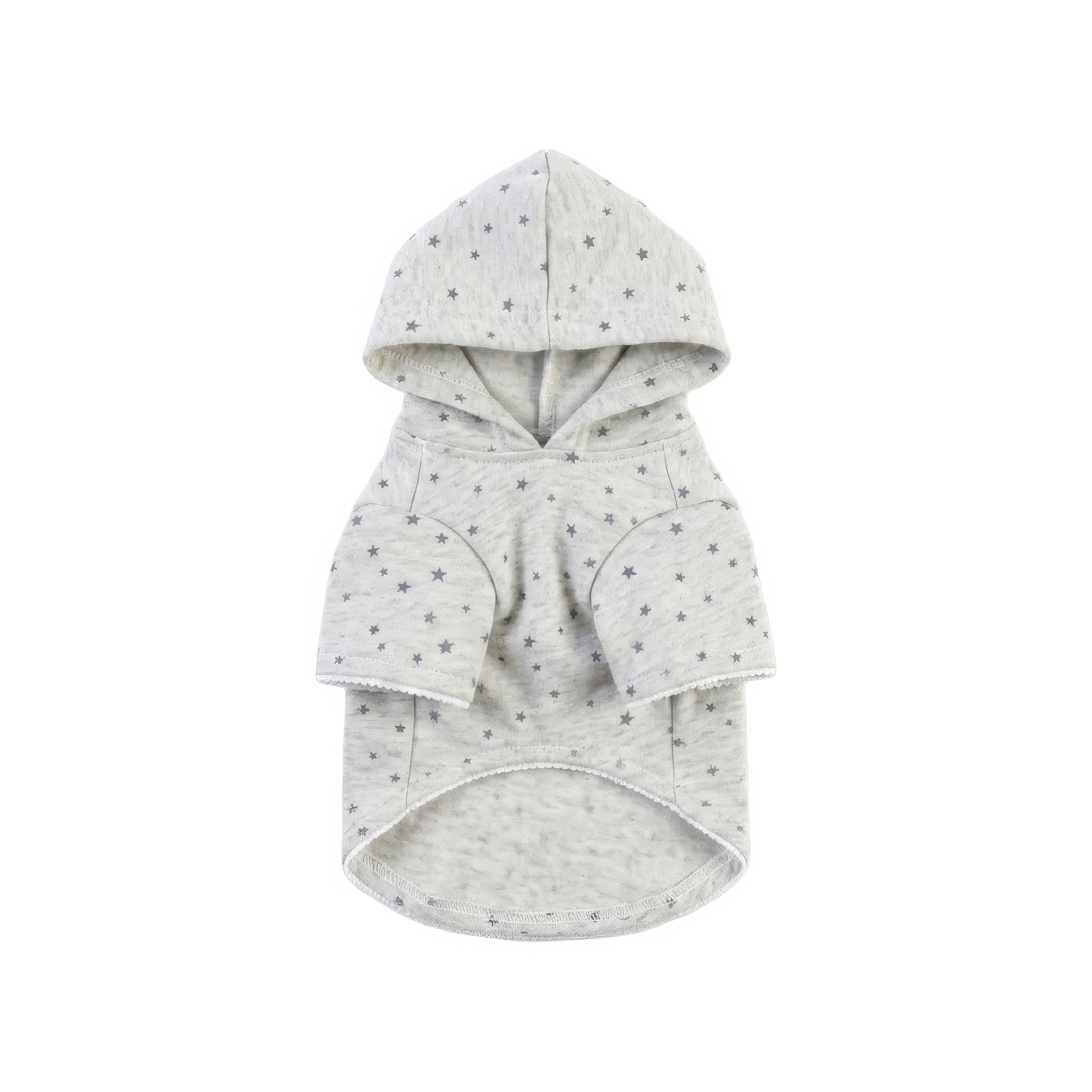 Heather Grey Star Hoodie