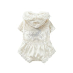 Velvet Carousel Pet Romper