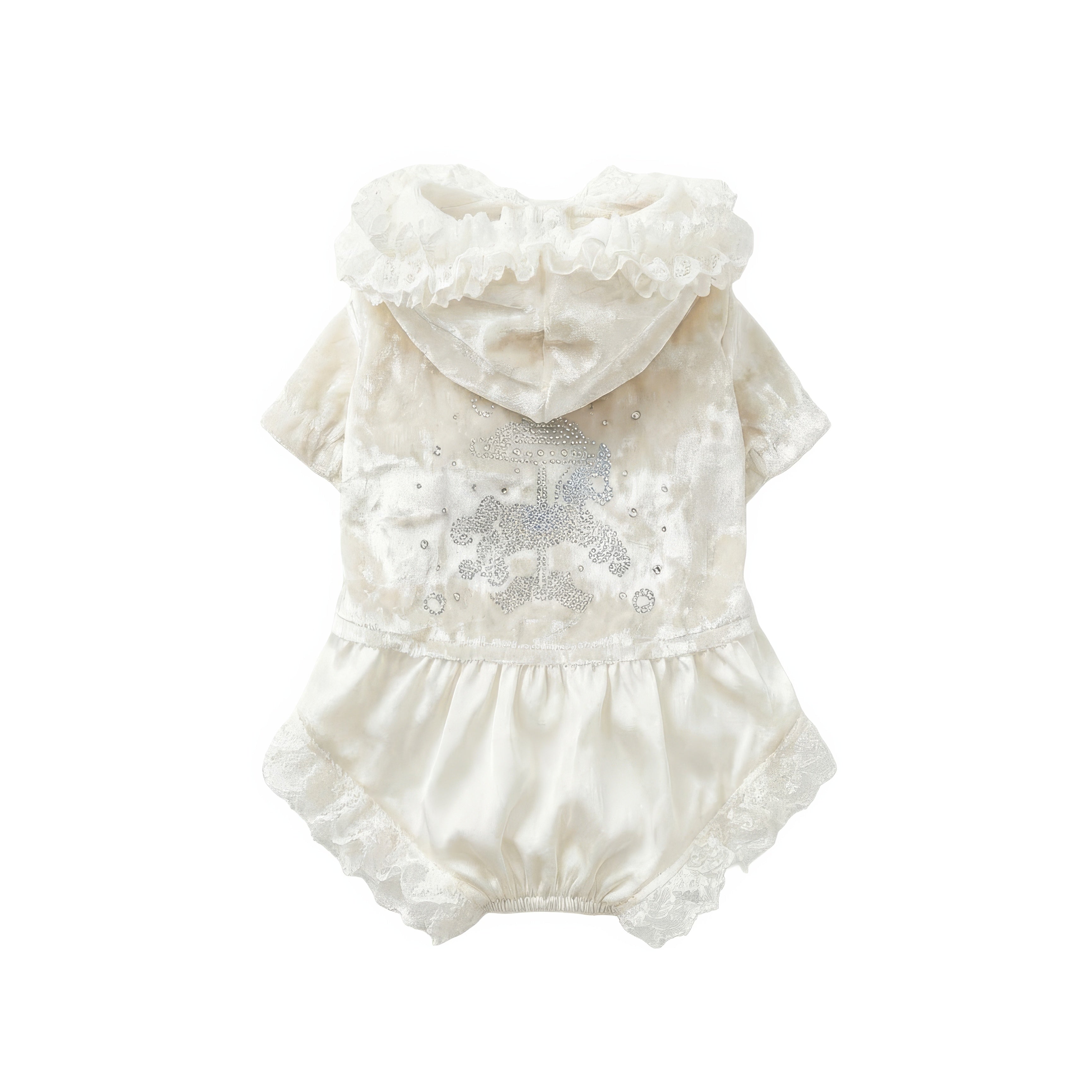 Velvet Carousel Pet Romper